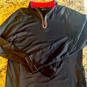 Men’s Spyder 1/4 zip fleece jacket. NWOT sz S